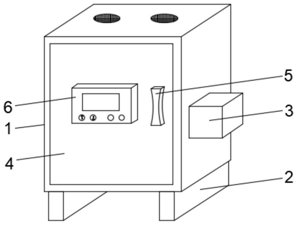 一种耐高温锂离子电池生产用烘烤装置