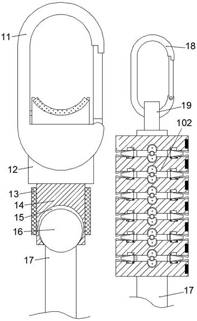 一种基于电磁技术的建筑施工防坠安全绳