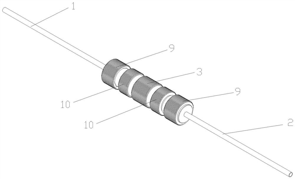 一种导管与导管密封锁定的连接结构