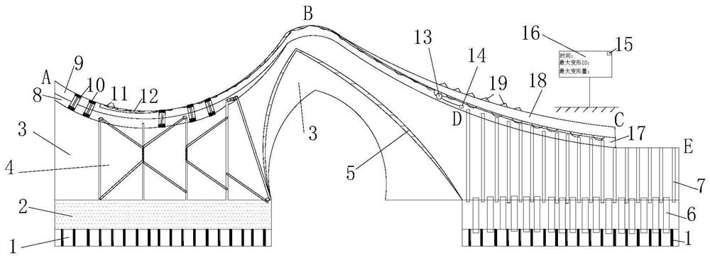 一种适于重型设备运输的钢架混凝土组合拱桥