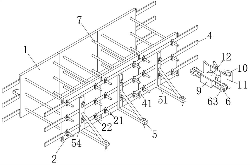 一种节能建筑墙体模板对拉紧固结构及其使用方法