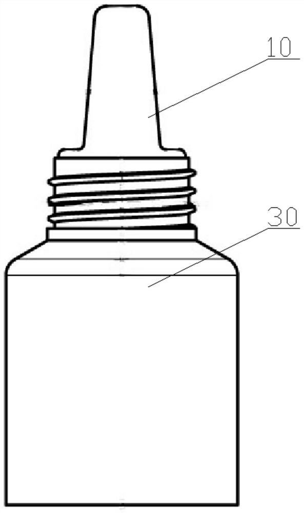 水状膏体定量出液组件及包装容器