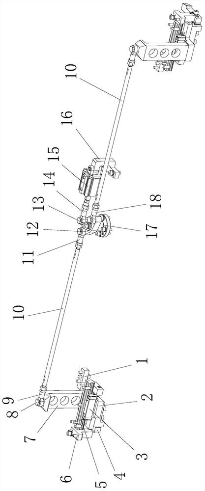 一种适用于白车身调整线装具对中机构