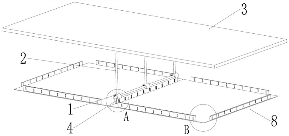 一种大面积铝板吊顶装配式设计结构