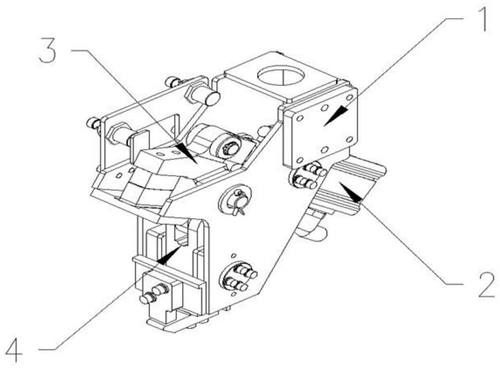 用于汽车焊装机器人抓具的集成化自动预装折弯装置