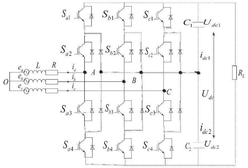 三电平整流器的延时补偿模型预测控制