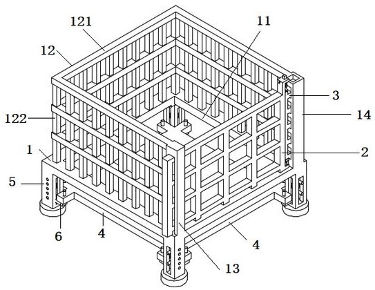 一种建筑施工用吊篮装置