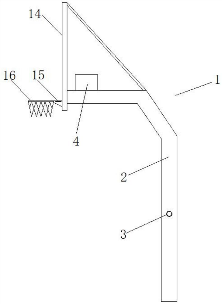 一种不改变篮筐安装架结构的防卡球篮球架