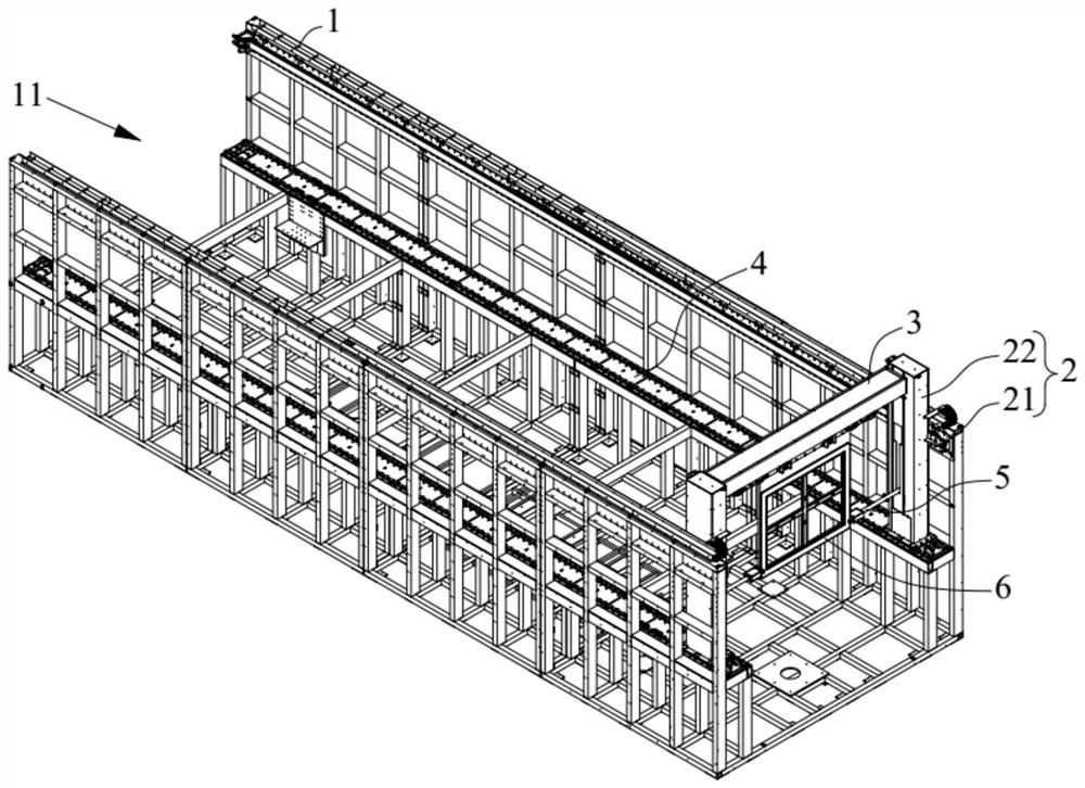 一种平板玻璃载具运载系统