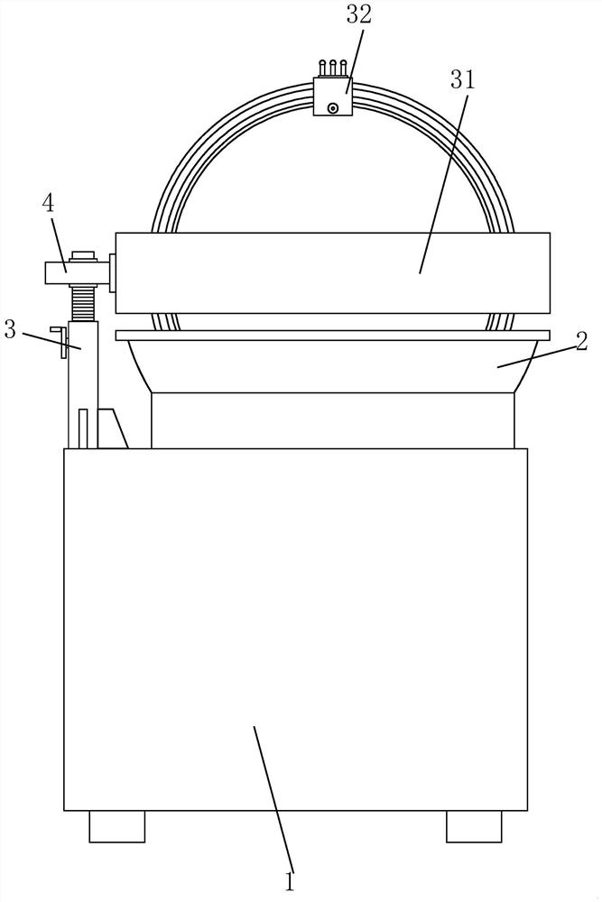 一种自动炒菜机自动洗锅装置