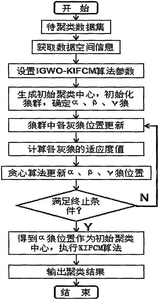 基于差分变异灰狼优化的核直觉模糊聚类图像分割方法