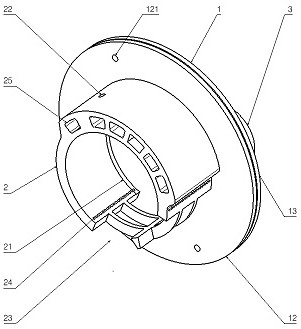 一种带有控制型槽的集成缸盖及使用这种缸盖的旋转活塞发动机