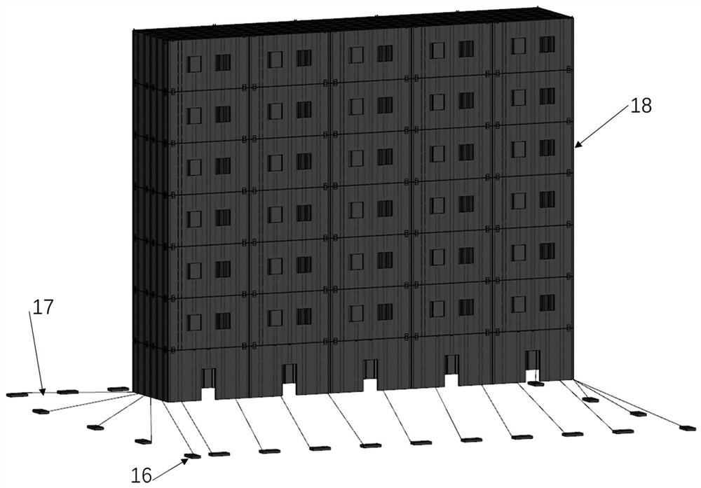 装配式箱板钢结构防腐建筑体系及施工方法