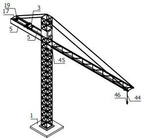 一种建筑施工吊塔装置的自动配重系统