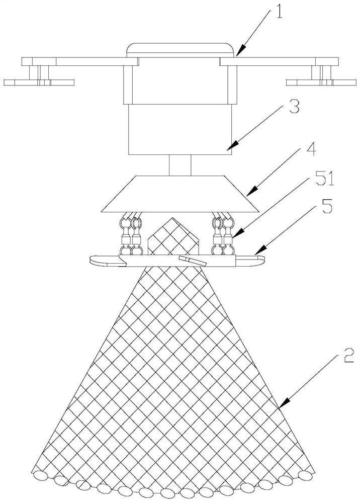 一种用于无人机的撒网装置