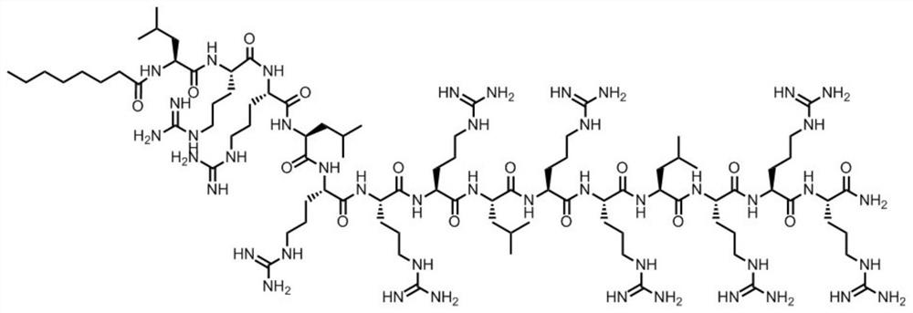 一种辛酸酰化修饰抗菌肽及其应用