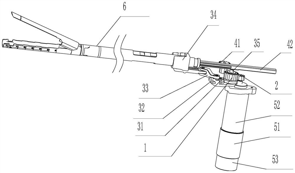 腔镜吻合器及其传动机构