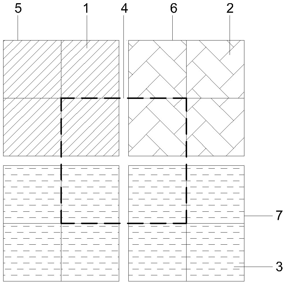 一种硅基显示面板的像素排列结构及硅基微型显示装置