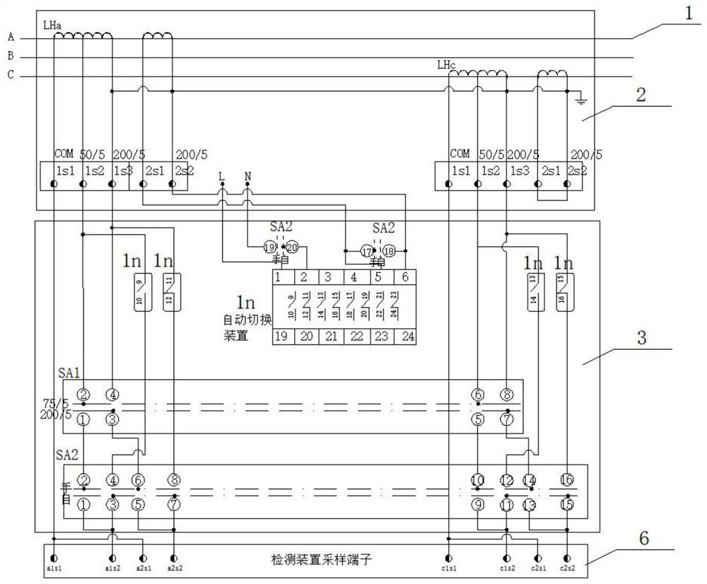 一种双变比手自动切换电流互感器及其控制方法