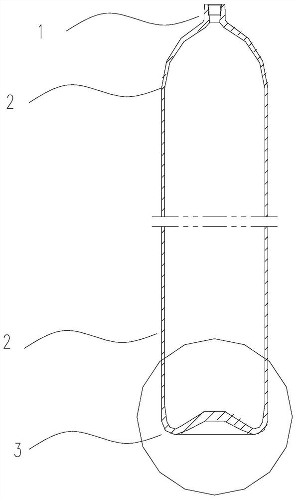一种接地点外圆直径大的C219钢瓶