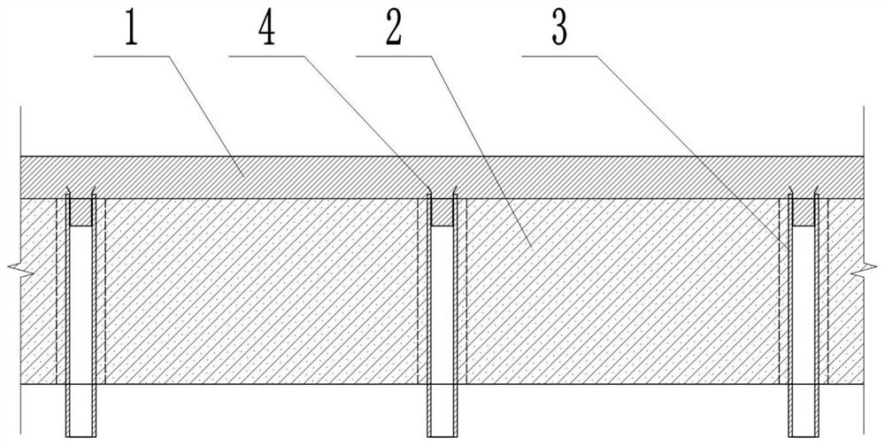 一种三轴搅拌劲性桩连续墙体基坑支挡结构及其施工方法