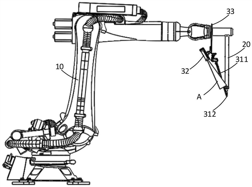 机械臂工件坐标系的非接触式标定装置及方法
