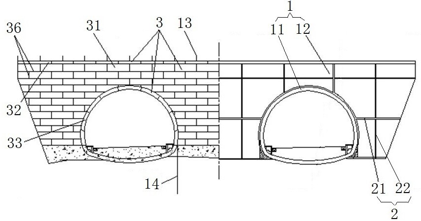 一种隧道洞门墙石材饰面结构及施工方法