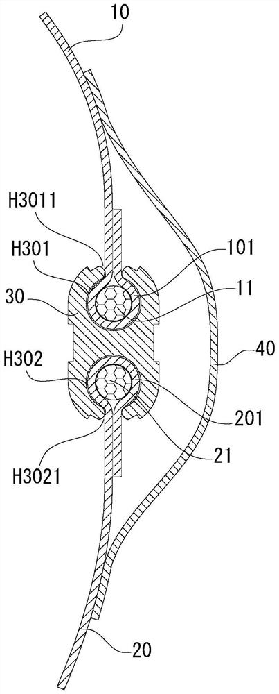 气膜膜片接驳装置及气膜建筑