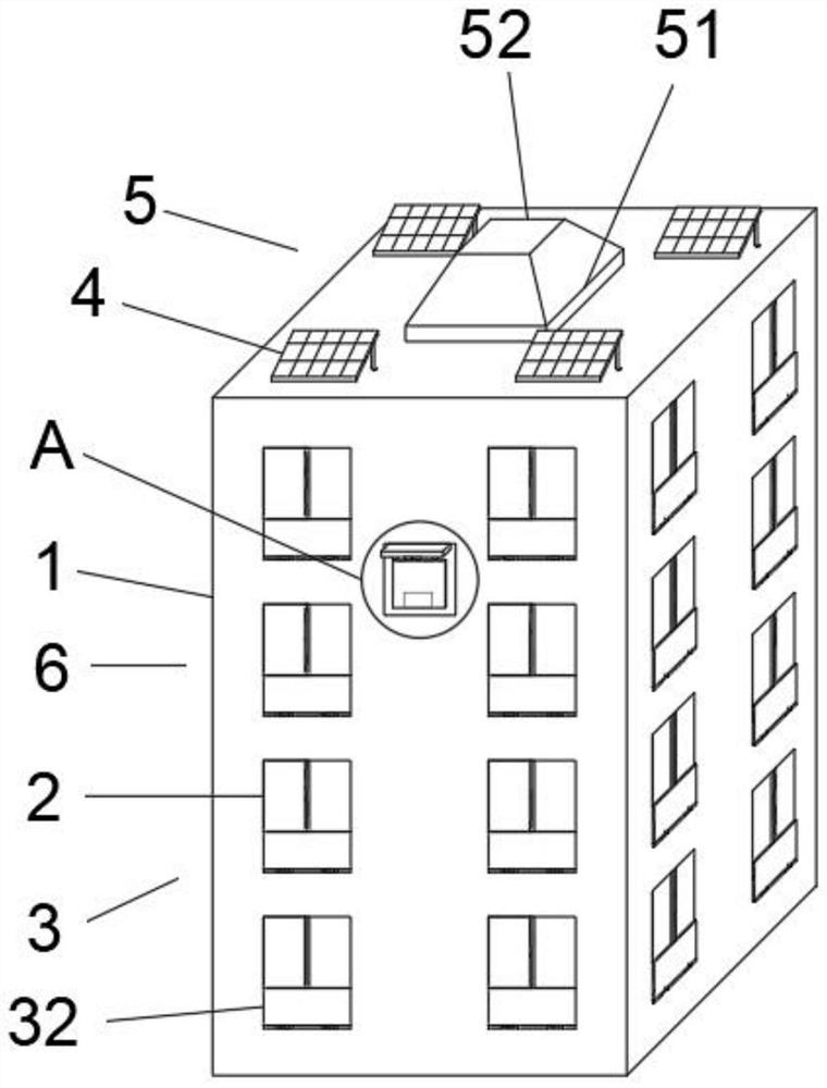 一种高层采光建筑及其使用方法