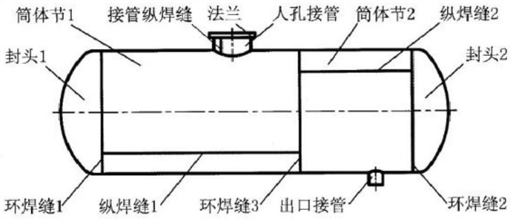 一种圆筒形压力容器及其制造方法