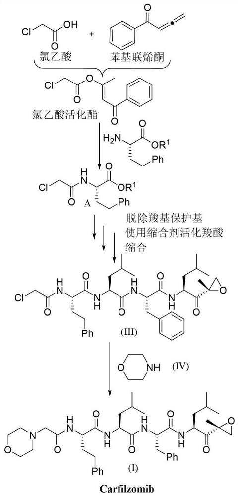 一种高效制备卡非佐米的方法