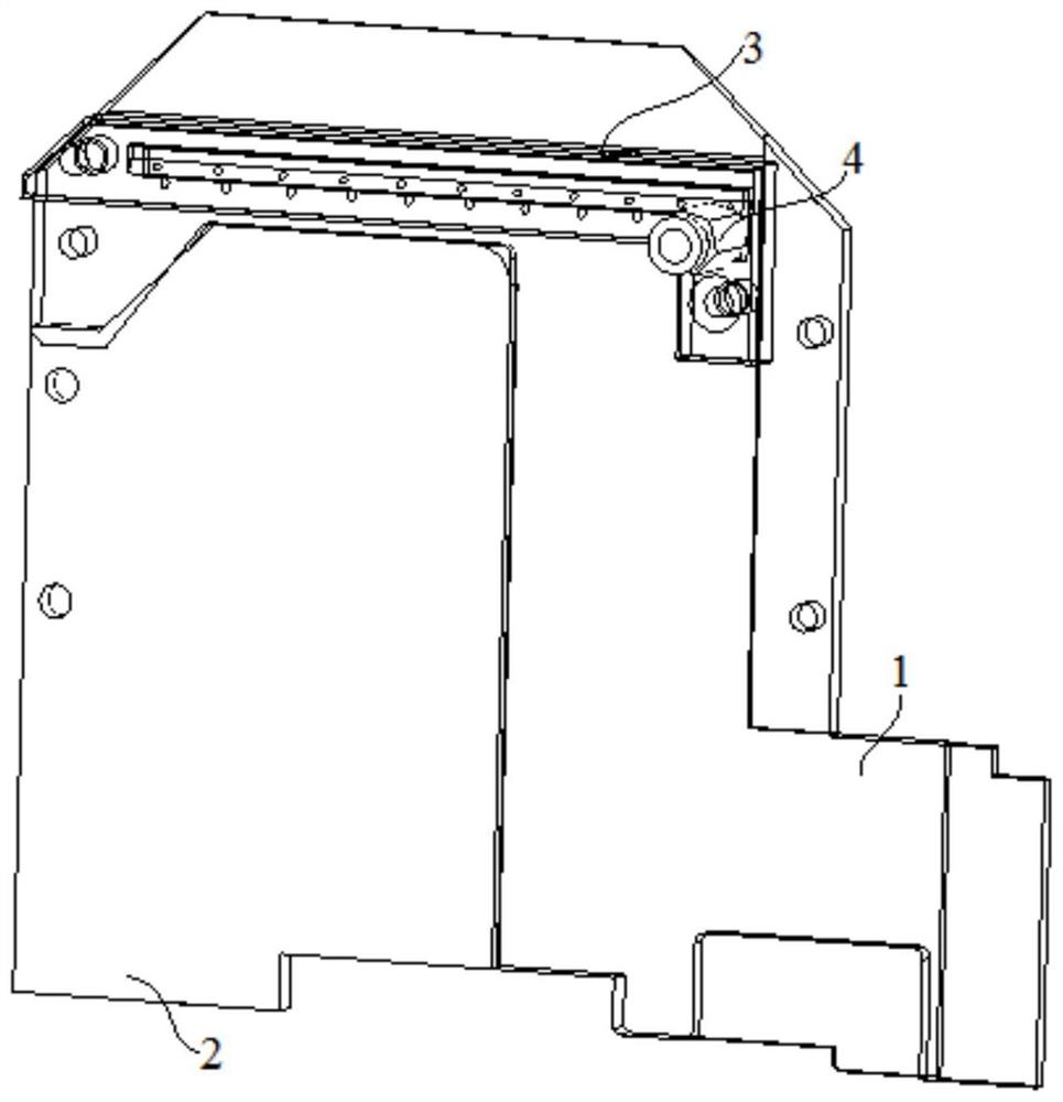 一种软硬盒包装机铝箔纸负压输送装置及其导向板组件