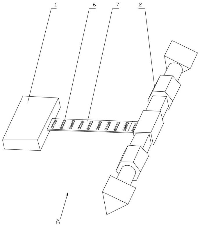 一种具有宽工作范围的低阻尼驰振式压电风能采集器