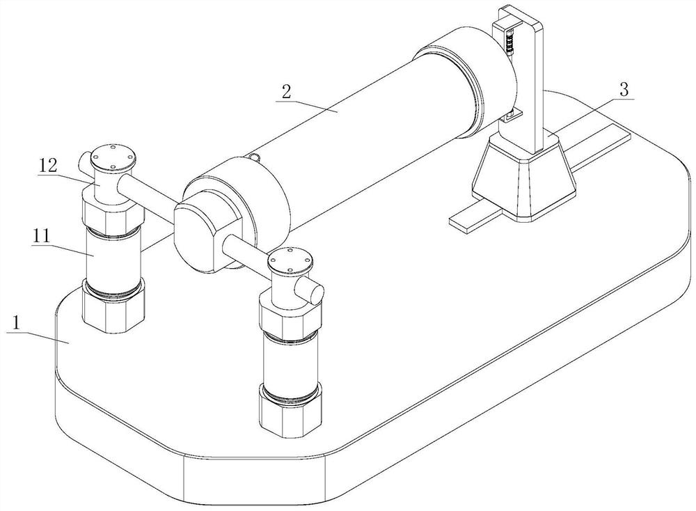 一种单作用液压油缸耐压测试用活塞式工装结构