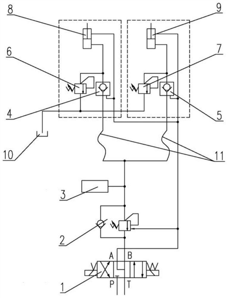 一种高可靠性液压刚性同步系统及其工作方法