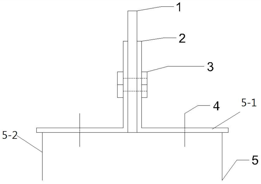 一种内填冷弯薄壁型钢墙体与钢框架的连接结构件及方法