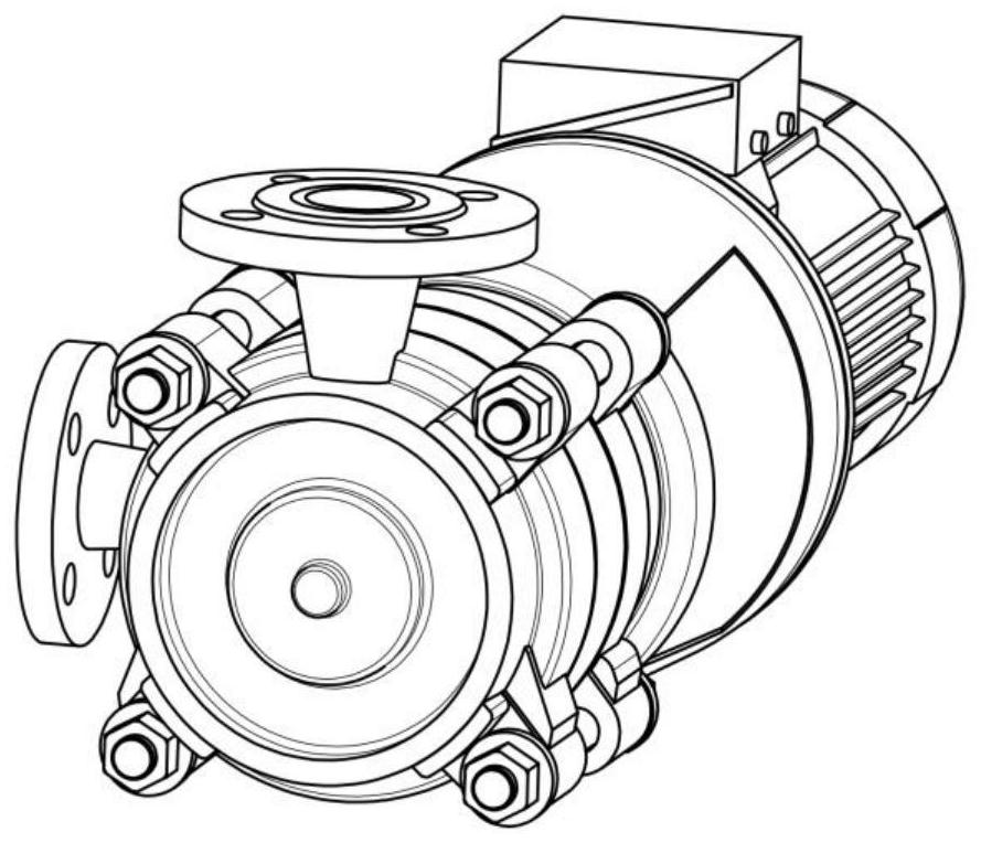一种耐磨型磁力泵