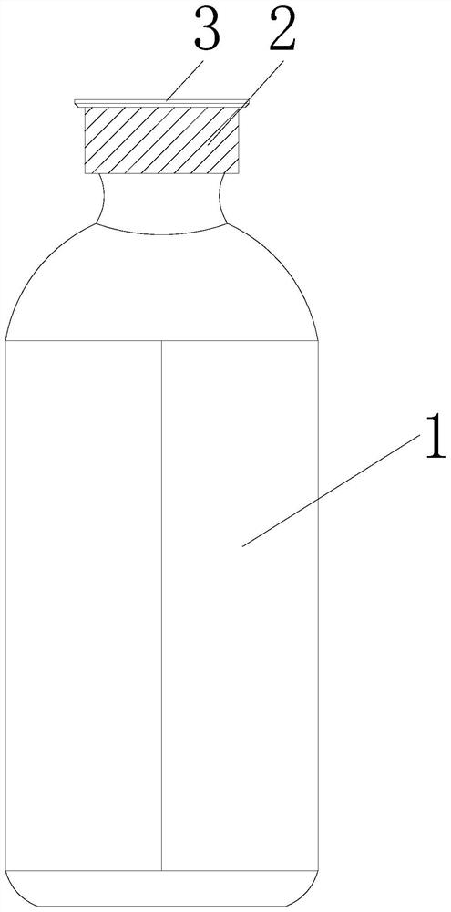 一种具有防止瓶盖丢失功能的饮料瓶