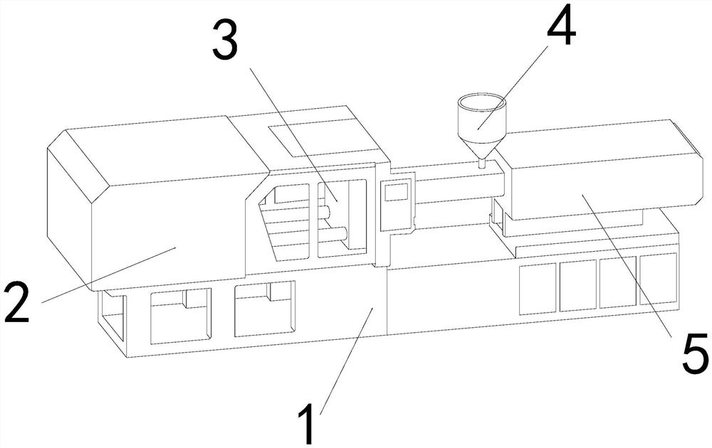 一种高分子材料的动态保压注塑成型设备