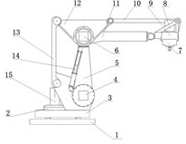 一种高负载关节型砖坯码垛机器人