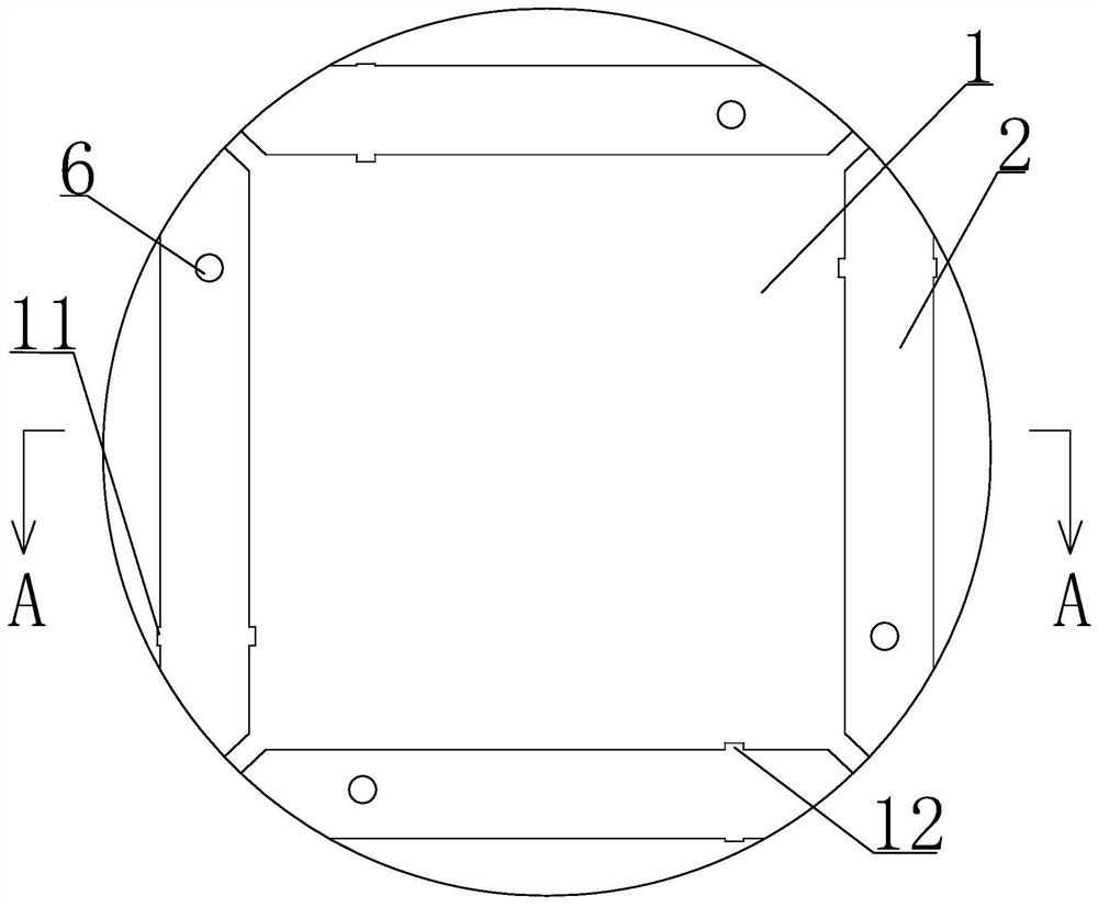 一种棱形球面镜用定位盘以及棱形球面镜生产方法