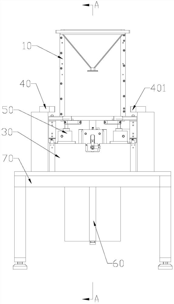 一种3D金属打印机的成型缸体取出与回装机构