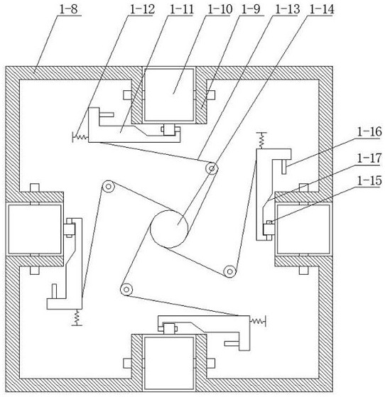 一种用于应急防火墙搭建方法的底座展开方法