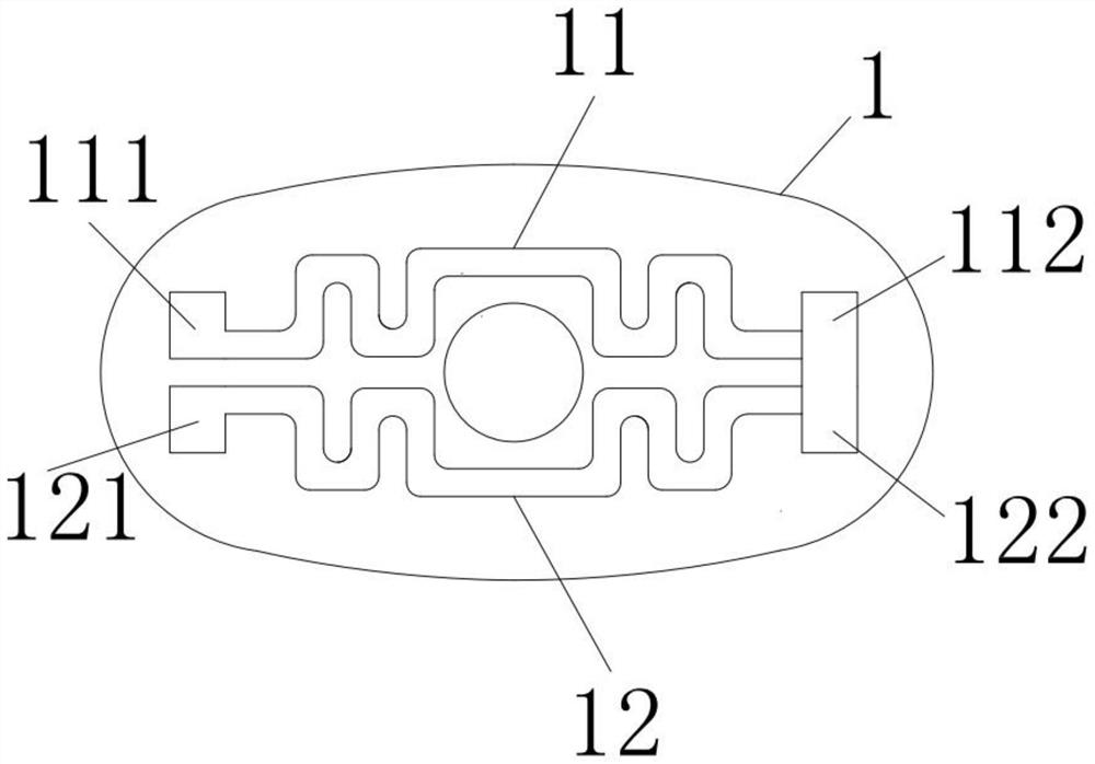 一种电子烟雾化发热结构