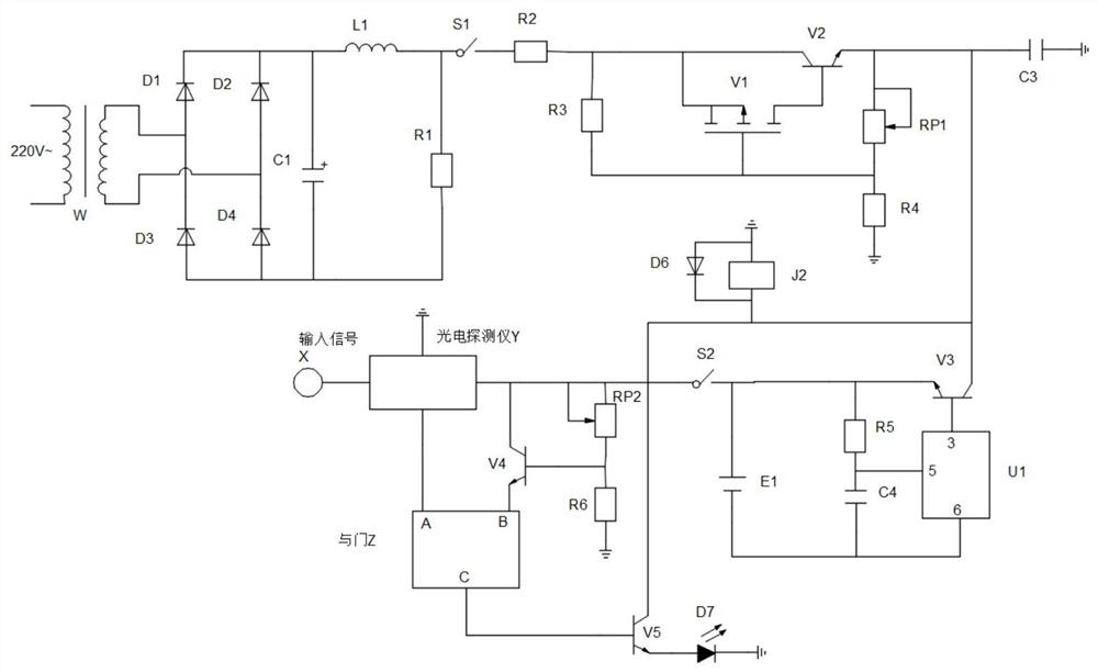 一种自动更换电源的人工智能灯光电路