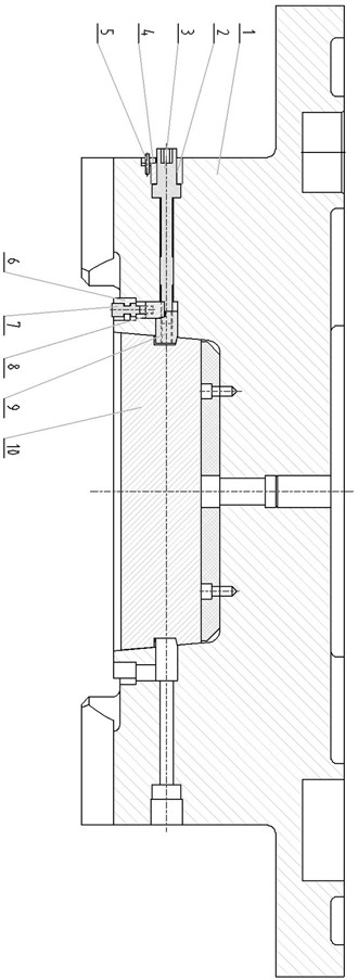 一种锻造模座用上模具锁紧机构及其锁紧方法