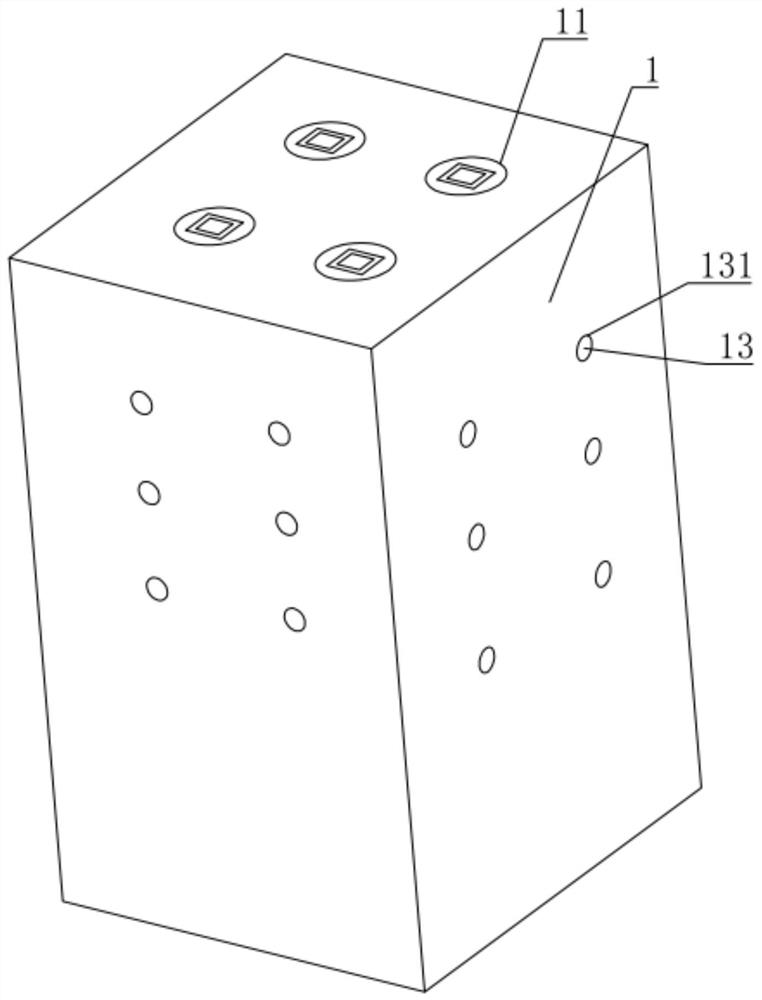 大体积砖石砌体柱体内三维框架加固结构以及施工方法