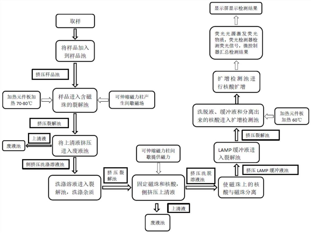 自动核酸提取检测仪及其检测方法