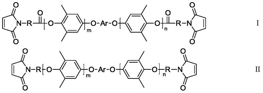 马来酰亚胺封端聚苯醚及其制备方法