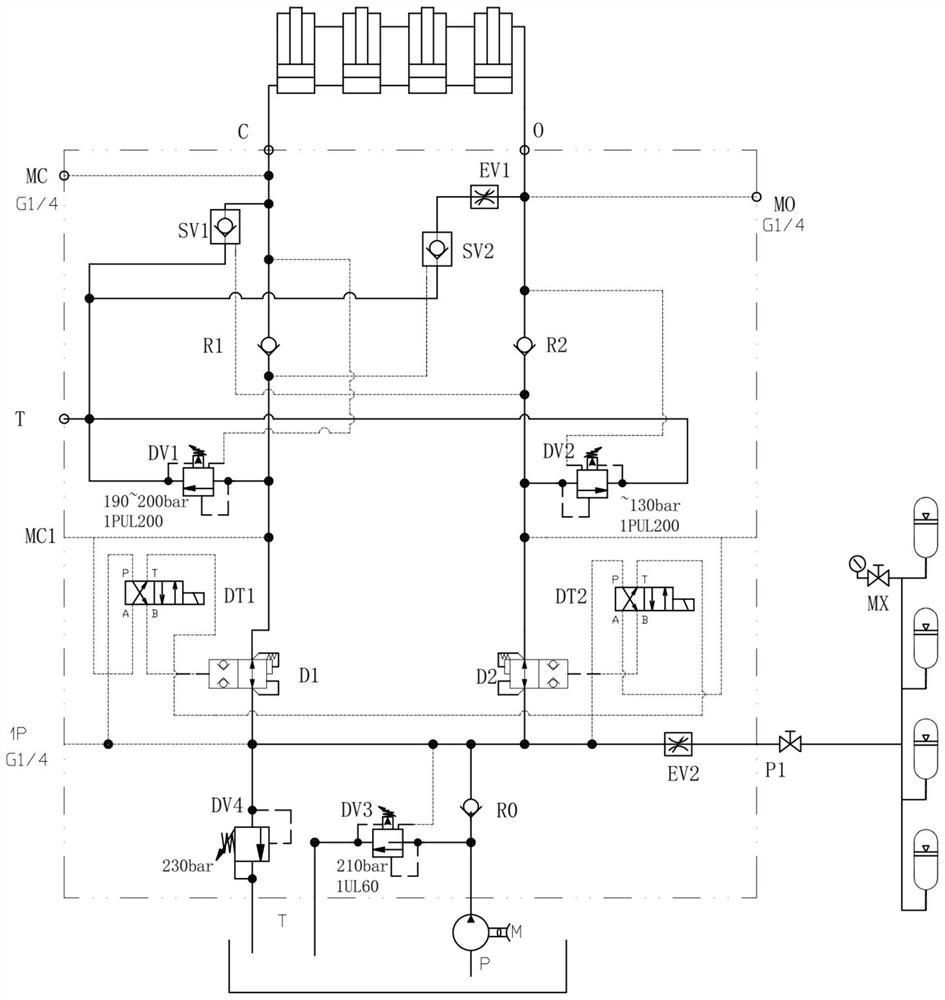 一种电动液压抓具在集装箱装卸设备中的操作系统及方法